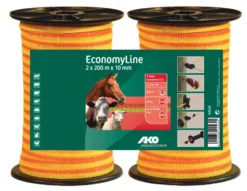 AKO EconomyLine Weidezaunband Doppelpack
