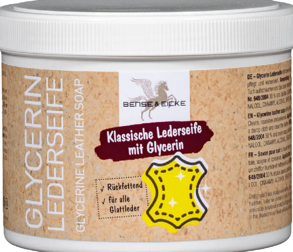 Bense & Eicke Glycerin Lederseife in der Dose