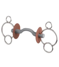 beris 3-Ring Gebiss mit Zungenbogenstange