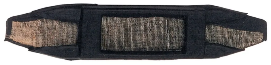 BUSSE Kinnkettenunterlage GUMMI, 14,5 x 3 cm, schwarz
