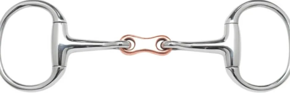 BUSSE Olivenkopfgebiss EDELSTAHL, doppelt gebrochen