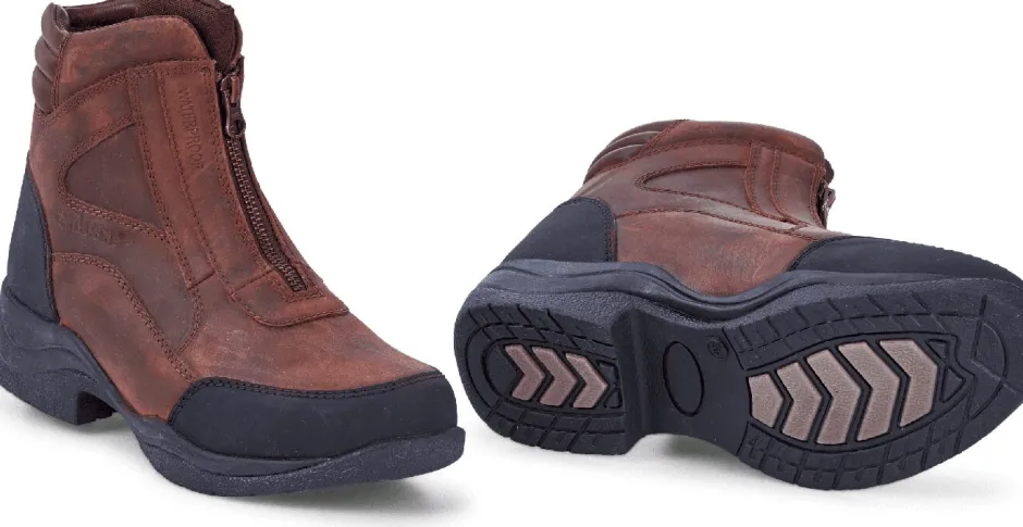 BUSSE Reit- und Stallschuh ZIP IT, wasserdicht, pure wool