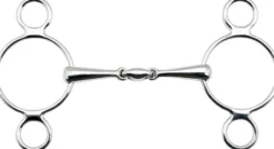 BUSSE 3-Ring-Wassertrense EDELSTAHL, 16 mm, doppelt gebrochen