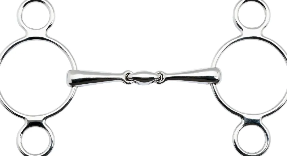 BUSSE 3-Ring-Wassertrense EDELSTAHL, 16 mm, doppelt gebrochen