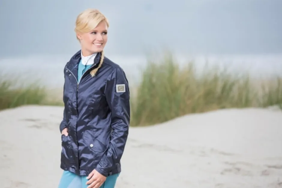 Cavallino Marino by HKM Nylon Reitjacke -Seaside-, Grösse XS, dunkelblau