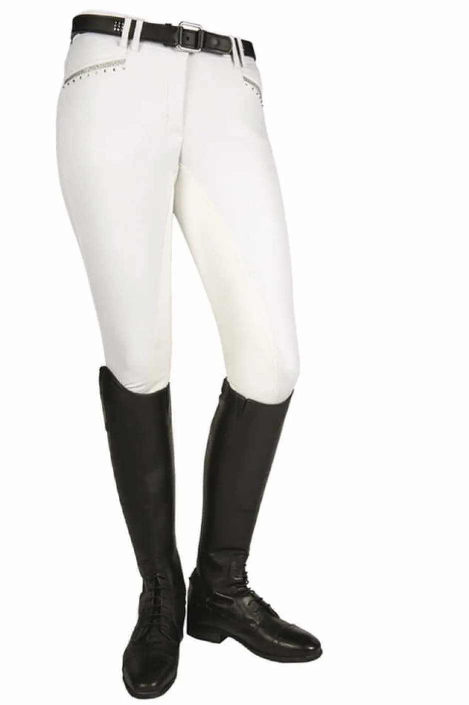 Cavallino Marino by HKM Reithose -Atlantis CRYSTAL- Dreiviertel Alos Besatz