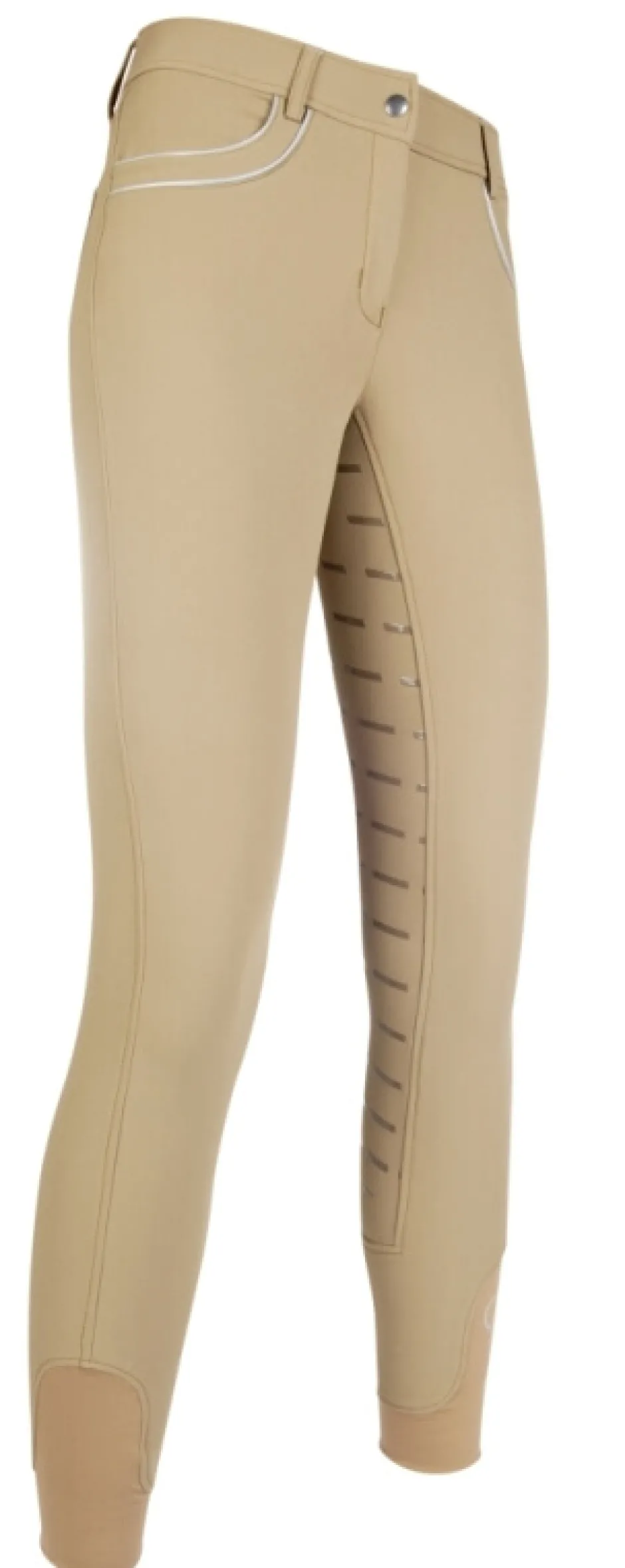 Cavallino Marino by HKM Reithose -Rimini EVA Piping- Silikon-Vollbesatz