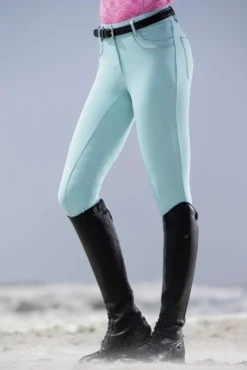 Cavallino Marino by HKM Reithose -Rimini EVA Piping- Silikon-Vollbesatz