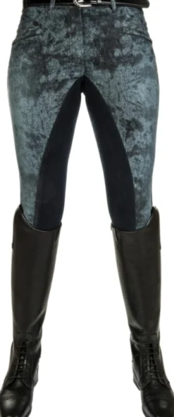Cavallino Marino by HKM Reithose -Arctic print- Alos Vollbesatz