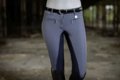 Cavallino Marino by HKM Reithose -Silver Stream Crystal- Dreiviertel Alos Besatz