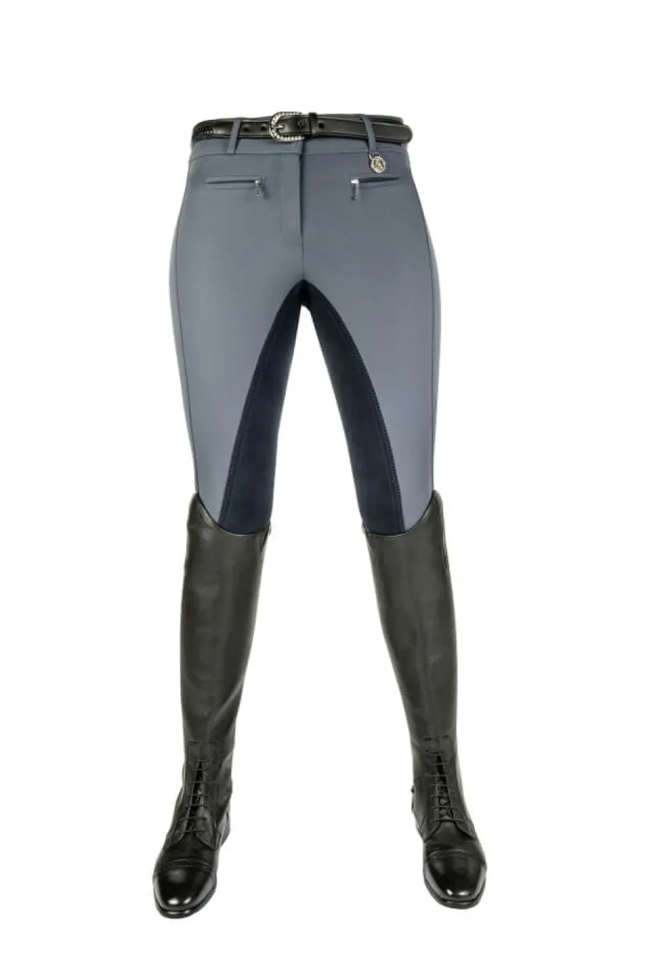 Cavallino Marino by HKM Reithose -Silver Stream Crystal- Dreiviertel Alos Besatz