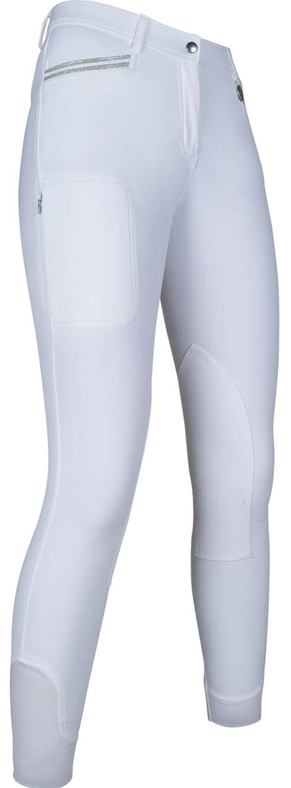 Cavallino Marino by HKM Reithose -Mondiale EVA Flap- Stoff-Kniebesatz