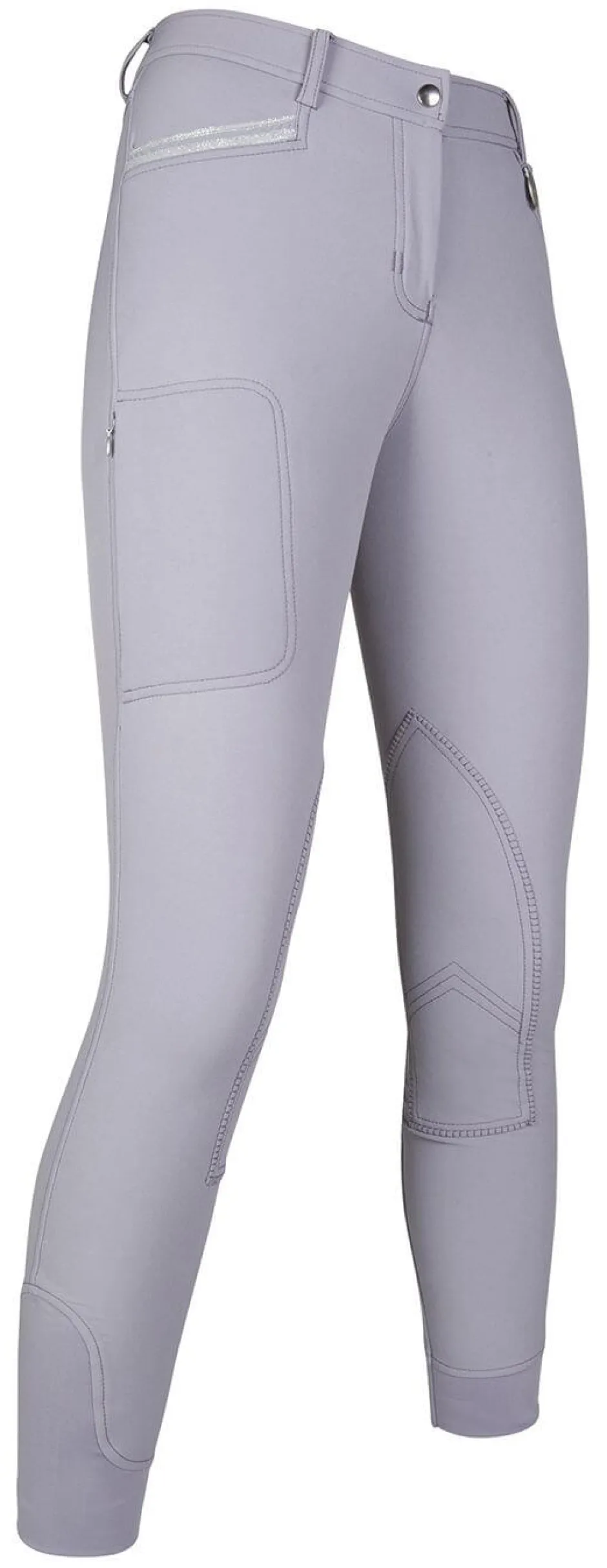 Cavallino Marino by HKM Reithose -Mondiale EVA Flap- Stoff-Kniebesatz