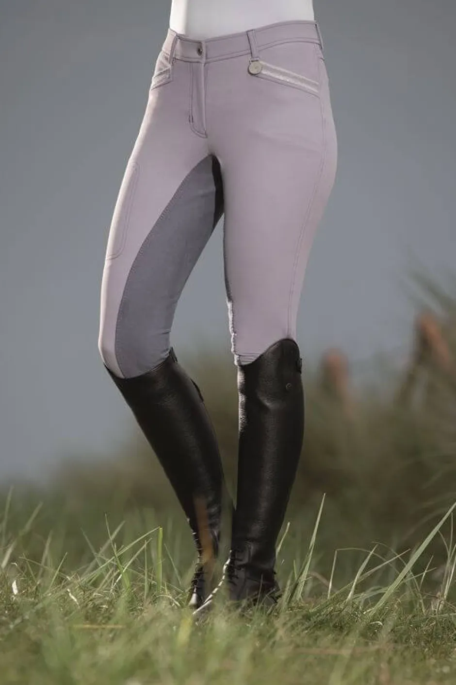 Cavallino Marino by HKM Reithose -Mondiale EVA- Dreiviertel Alos Besatz