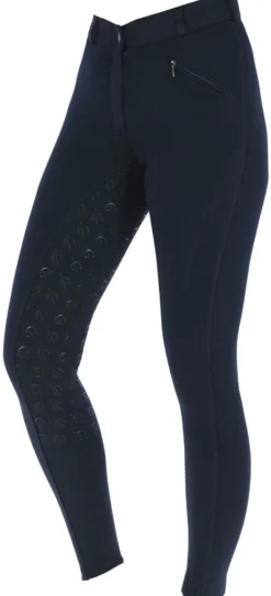 COVALLIERO Damen Vollbesatzreithose Organomic