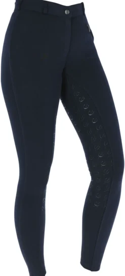 COVALLIERO Damen Vollbesatzreithose Organomic