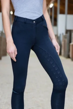 COVALLIERO Damen Vollbesatzreithose Organomic