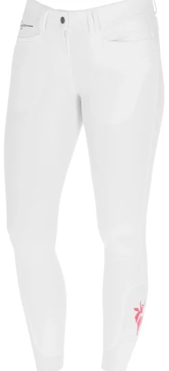 COVALLIERO Reithose Janne x PinkRibbon, Vollbesatz