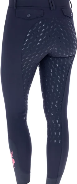 COVALLIERO Reithose Janne x PinkRibbon, Vollbesatz