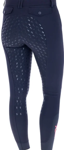 COVALLIERO Reithose Janne x PinkRibbon, Vollbesatz