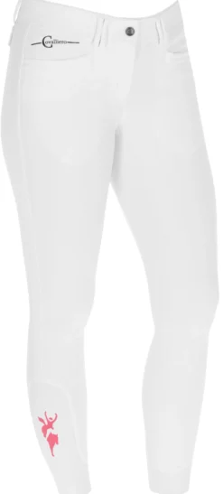 COVALLIERO Reithose Janne x PinkRibbon, Vollbesatz
