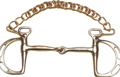 Cyprium Springkandare mit Schlitzen, gebrochen