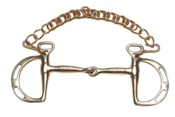 Cyprium Springkandare mit Schlitzen, gebrochen