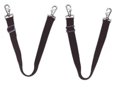 Elastische Beinschnüre, schwarz