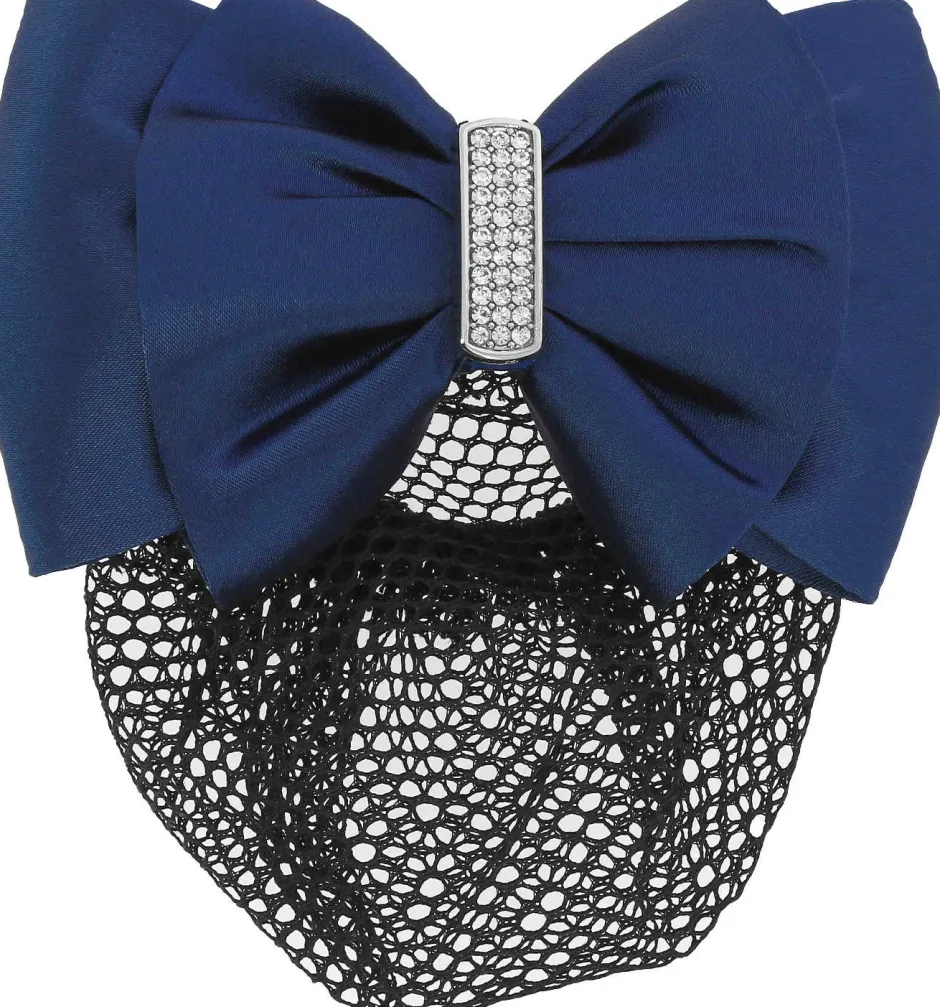 EQUITHEME Haarnetz-Haarspange mit Strass