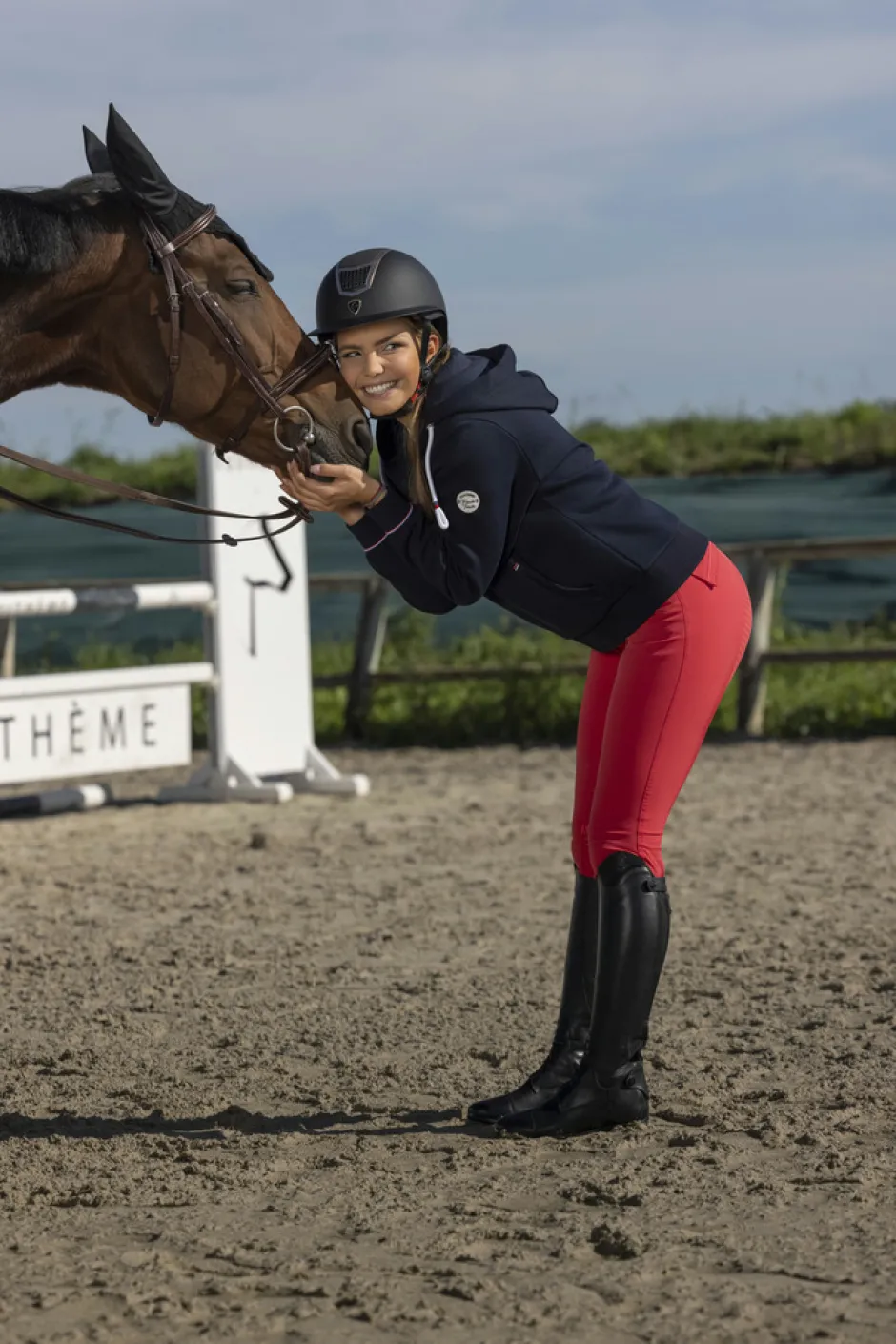 EQUITHÈME Courtney Kapuzenjacke mit Reißverschluss