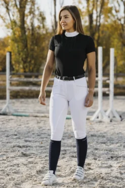 EQUITHÈME Funza Polo mit kurzen Ärmeln