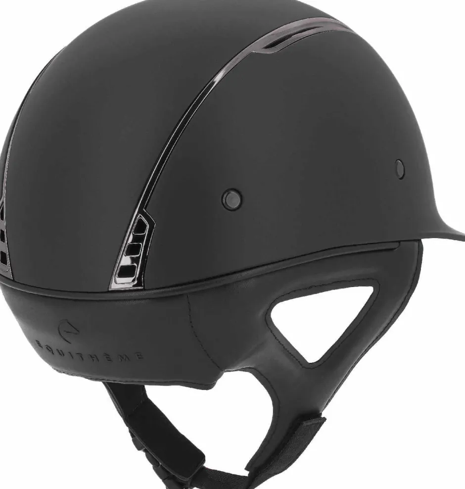 EQUITHÈME Helm - SOAZY - Matt - Chromsilber