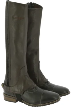 EQUITHÈME Leder Mini-Chaps