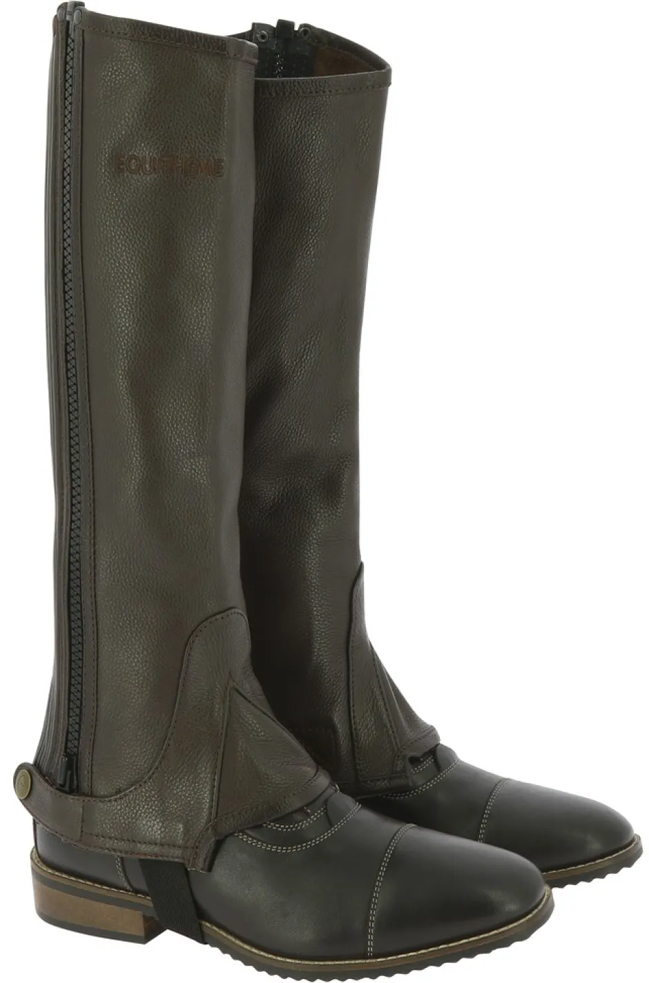 EQUITHÈME Leder Mini-Chaps
