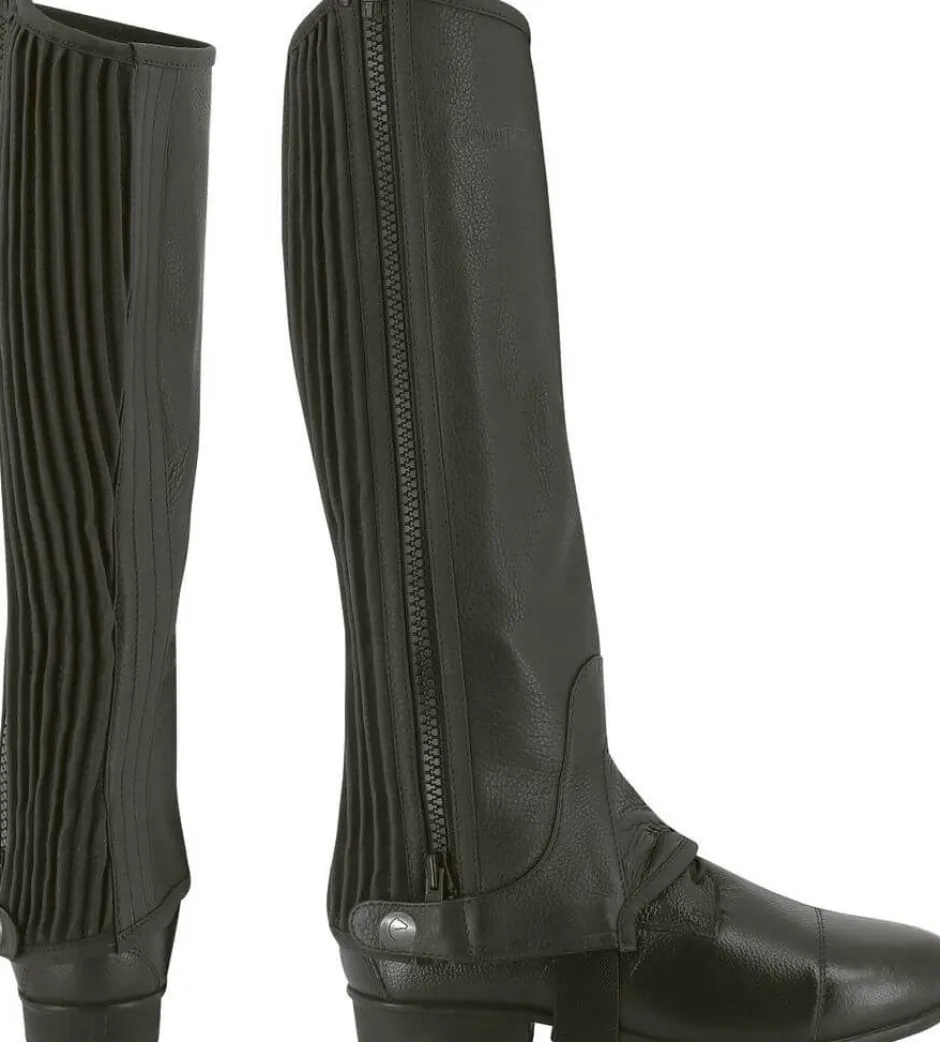 EQUITHÈME Leder Mini-Chaps