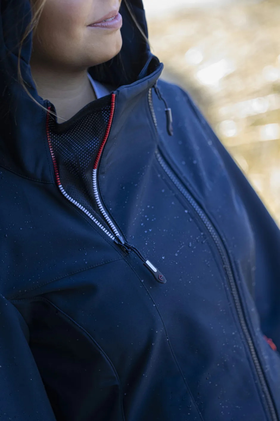 EQUITHÈME Lila Softshell Jacke