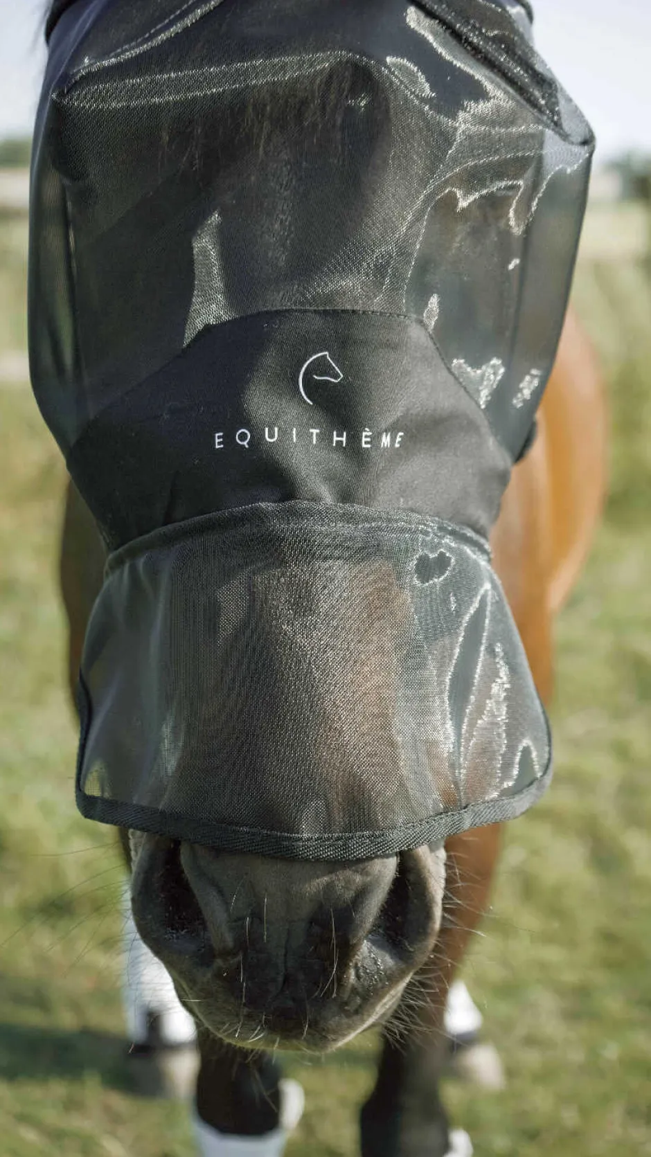 EQUITHÈME - Mesh - Fliegen-/UV-Maske + Nase