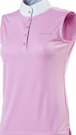 EQUI-THÈME Mesh Polo Shirt, ärmellos
