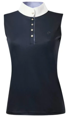 EQUI-THÈME Mesh Polo Shirt, ärmellos