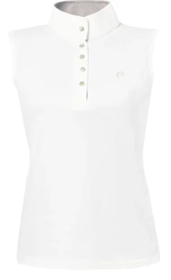 EQUI-THÈME Mesh Polo Shirt, ärmellos