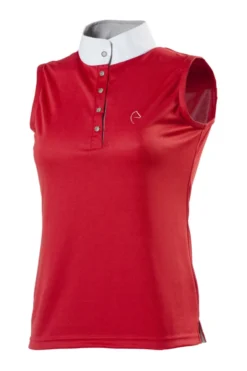 EQUI-THÈME Mesh Polo Shirt, ärmellos