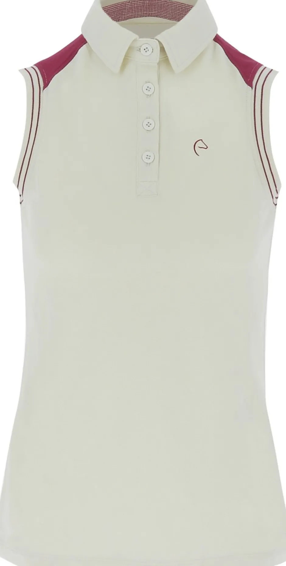 EQUITHÈME Piqué Polo Shirt, ärmellos