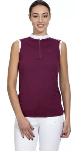 EQUITHÈME Poloshirt Smoff, ohne Ärmel