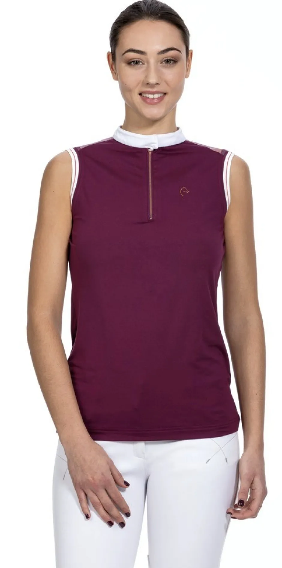 EQUITHÈME Poloshirt Smoff, ohne Ärmel