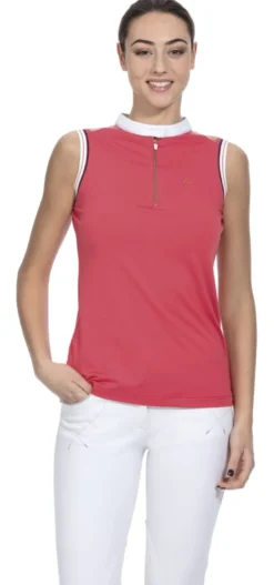 EQUITHÈME Poloshirt Smoff, ohne Ärmel