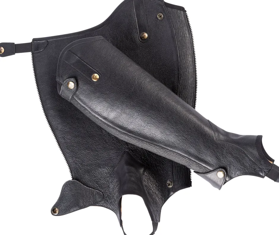 EQUITHÈME „Primera“ Mini-Chaps, aus genarbtem Leder