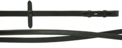 ERIC THOMAS ELITE glatte Lederzügel 16 mm, Vollblut, schwarz