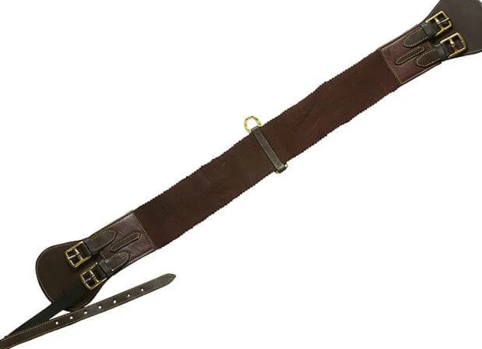 EXCELSIOR Sattelgurt für Stocksattel, Länge 95 cm , havana