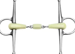 FEELING Flexi Knebeltrense doppelt gebrochen