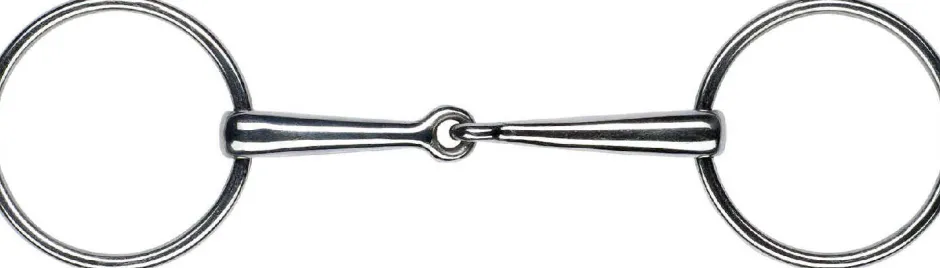 FEELING Kandarengebiss aus Edelstahl mit zwei großen Ringen